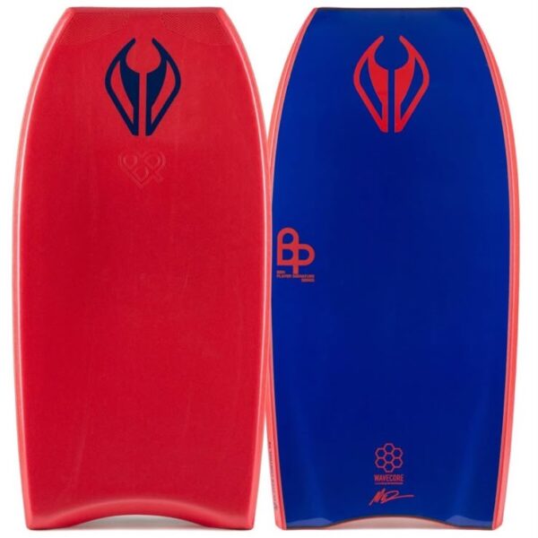 BODYBOARD NMD CONTROL PE 2 STRINGERS ROJO/AZUL